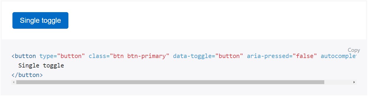 Toggle states  supplied  by simply Bootstrap buttons