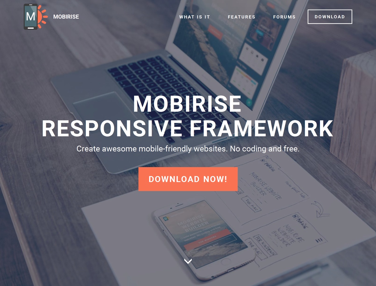 wp mobirise page plugin download