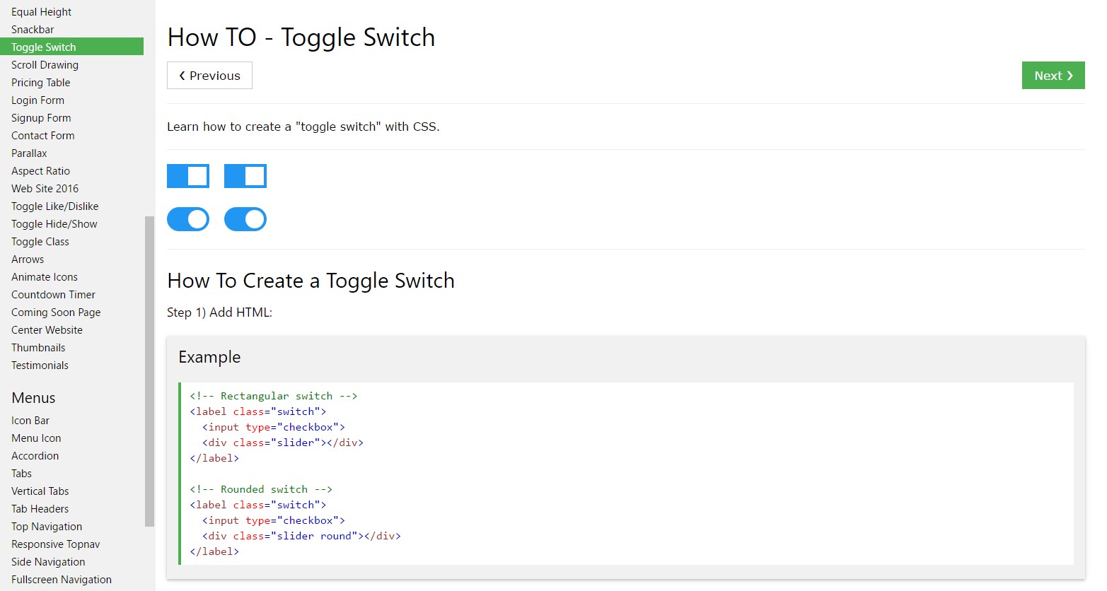  Effective ways to  make Toggle Switch