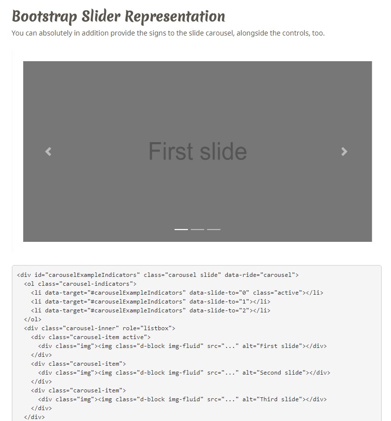  Bootstrap Slider Bar 