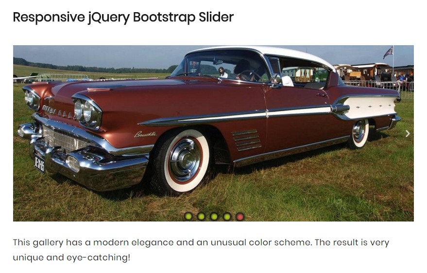  Bootstrap Image Slider 